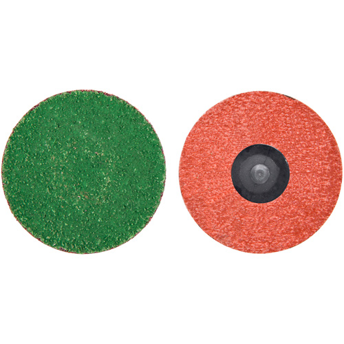 Zirc Plus Quick-Change Cloth Disc, 3" Dia., 120 Grit, Zirconia Alumina Chandler Sales
