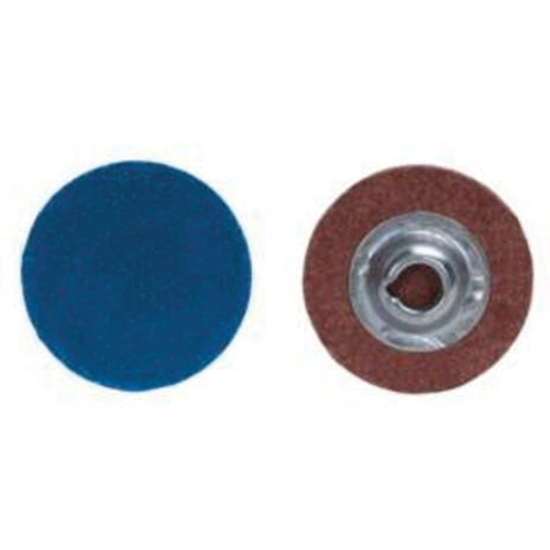 Quick-Change Discs, 2" Dia., 36 Grit, Zirconia Alumina Chandler Sales