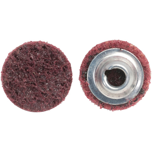 Non-Woven Quick-Change Discs, 2" Dia., Medium Grit, Aluminum Oxide Chandler Sales