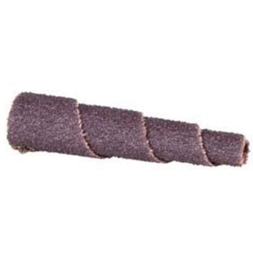 Cartouche de bande abrasive conique ALO, 100 Grain, 5/8" dia., Oxyde d'aluminium, 1-1/2" lo, 1/8" Dimension de l'arbre Chandler Sales