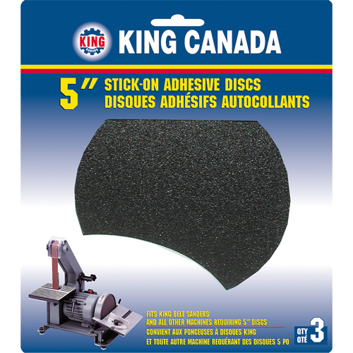 Disque de ponçage pour le bois, 5" dia., Grain 120 Chandler Sales