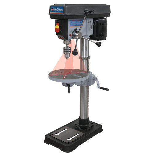 Drill Presses With Laser, 13", 5/8" Chuck, 3670 RPM Chandler Sales