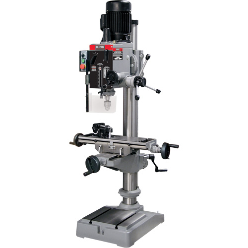 Gearhead Milling Drilling Machine, 6 Speeds, 1-1/4" Drilling Capacity Chandler Sales