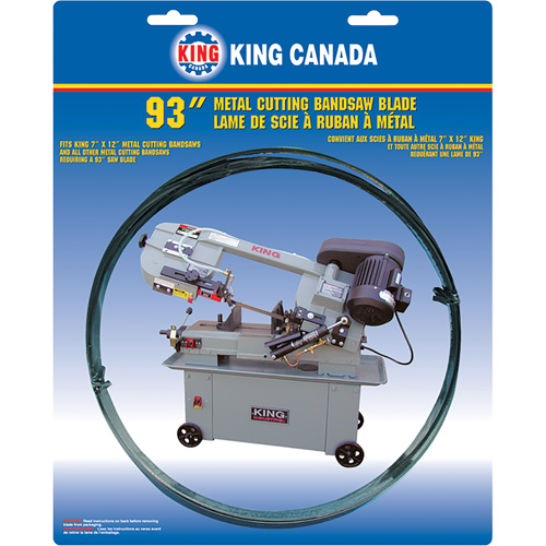 Lame de scie &agrave; ruban pour usage g&eacute;n&eacute;ral, Bim&eacute;tal, 93" lo x 3/4" la x &eacute;paisseur 0,032", 10-14 dents par pouce Chandler Sales