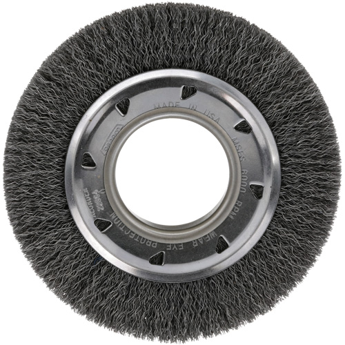 MEULE CIRC,FIL CREPE,4-1/4",.0118X5/8"X2", 4-1/4" dia., Fils 0.012, Arbre 2" Chandler Sales