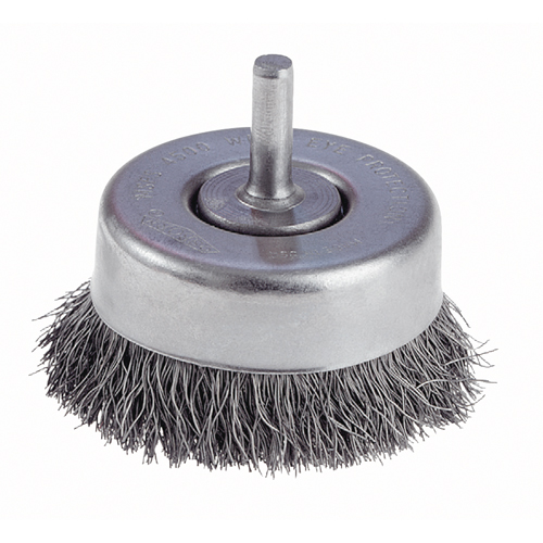 Brosses-boisseau &agrave; fils cr&ecirc;p&eacute;s avec tige 1/4" - travaux l&eacute;gers Chandler Sales