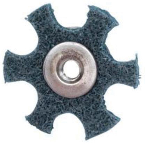 Abrasotex Surface Preparation Star, 1-1/2" Dia., Very Fine Grit, Aluminum Oxide Chandler Sales