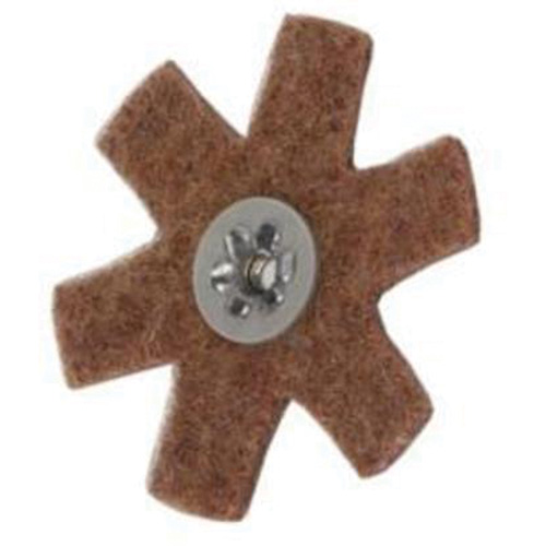 Abrasotex Surface Preparation Star, 3" Dia., Coarse Grit, Aluminum Oxide Chandler Sales