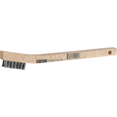 Petites brosses de nettoyage, Acier inoxydable, 2 x 9 rangs de fils, Longueur 8-5/8 Chandler Sales