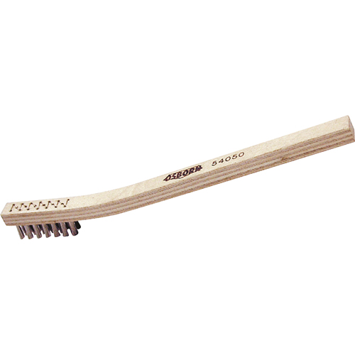Petites brosse de nettoyage, Acier inoxydable, 3" x 7" rangs de fils, Longueur 7-1/2" Chandler Sales