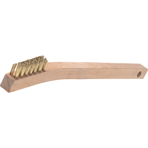 Brosses de grattage &agrave; petit manche, garnissage en V, Acier, 3 x 7 rangs de fils, Longueur 7-7/8" Chandler Sales