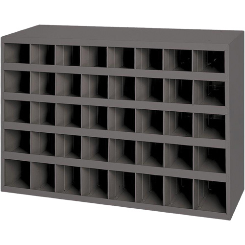 Armoires pour bacs de rangement en acier, 33-3/4" la x 8-1/2" p x 22-1/4" h, Gris Chandler Sales
