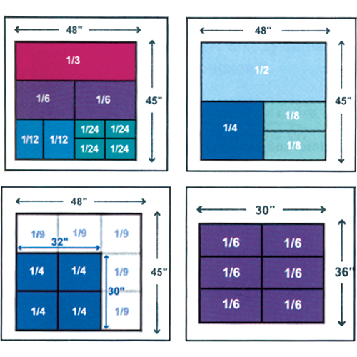 StakPak Plus 4845 System Containers, 15" W x 24" D x 14.5" H, Royal Blue Chandler Sales