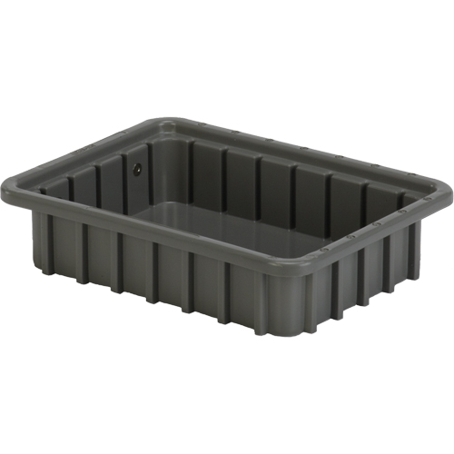 Contenants Divider Box, Poly&eacute;thyl&egrave;ne, 10,8" la x 8,3" p x 2,5" h, Gris Chandler Sales