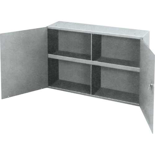 Armoires utilitaires, Acier, 2 Tablettes, 22-1/4" h x 33-3/4" la x 8-1/2" P, Gris Chandler Sales
