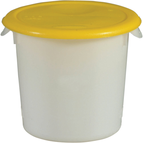 Contenants ronds, 7-4/5" ha x 8-1/2" p, Capacit&eacute; de 3,79 L, Blanc Chandler Sales