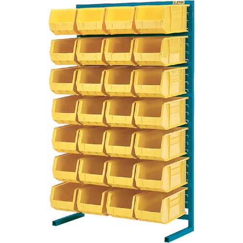 Single-Sided Stationary Bin Rack, 36" W x 12" D x 61" H, 28 Bins Chandler Sales
