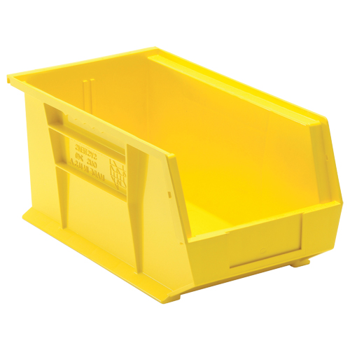 Bacs ultra empilable & suspendable, 8-1/4" la, 7" h x 14-3/4" p, Jaune Chandler Sales