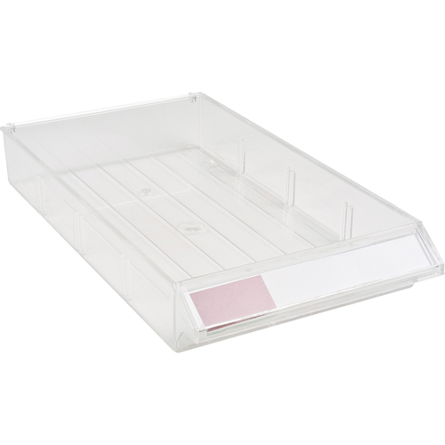 Replacement Drawer for KPC-300 Parts Cabinet, Plastic, 5-3/8" W x 9-13/16" D x 1-3/5" H, Clear Chandler Sales