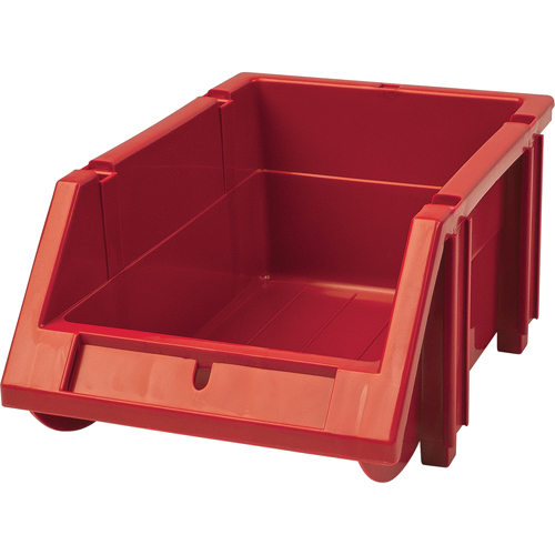 Bac empilable & &agrave; suspendre, 4-13/16" la, 3-3/16" h x 7-1/8" p, Rouge Chandler Sales