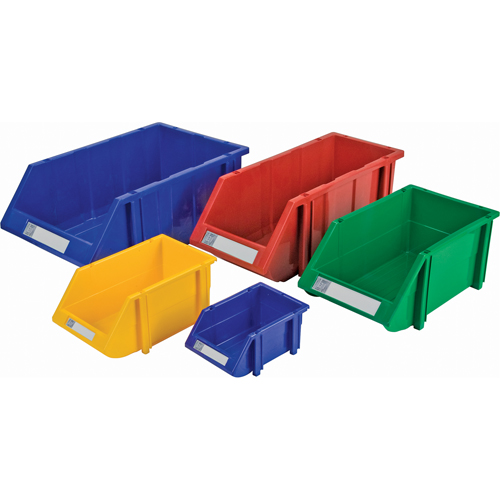 Stack & Hang Bin, 7-7/8" W x 7" H x 17-11/16" D, Red Chandler Sales
