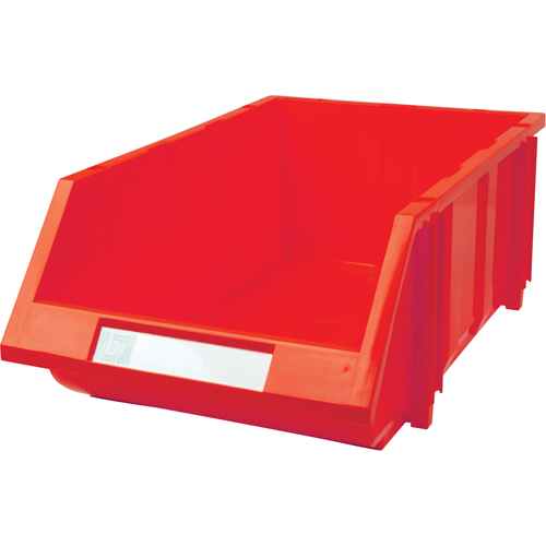 Bac empilable & &agrave; suspendre, 11-13/16" la, 7" h x 17-11/16" p, Rouge Chandler Sales