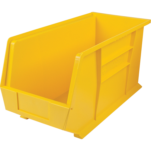 Ultra Stack & Hang Bin, 8-1/4" W x 9" H x 18" D, Yellow Chandler Sales