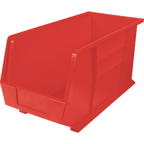 Ultra Stack & Hang Bin, 8-1/4" W x 9" H x 18" D, Red Chandler Sales