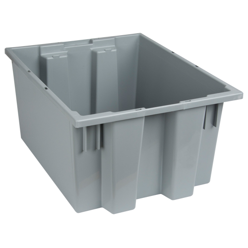Contenants Stack & Nest, 10" x 19,5" x 15,5", Gris Chandler Sales