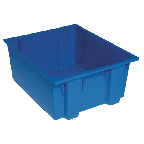 Contenants Stack & Nest, 10" x 23,5" x 19,5", Bleu Chandler Sales