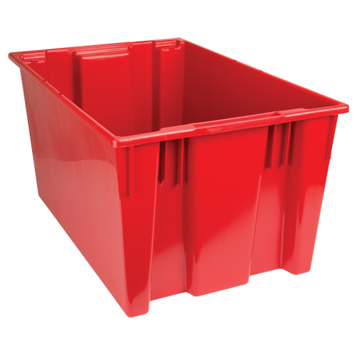 Stack & Nest Totes, 15" x 29.5" x 19.5", Red Chandler Sales