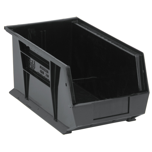 Ultra Stack & Hang Bin, 8-1/4" W x 7" H x 14-3/4" D, Black Chandler Sales