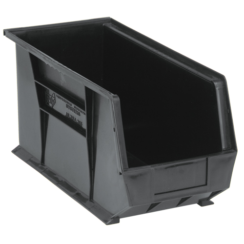 Ultra Stack & Hang Bin, 8-1/4" W x 9" H x 18" D, Black Chandler Sales