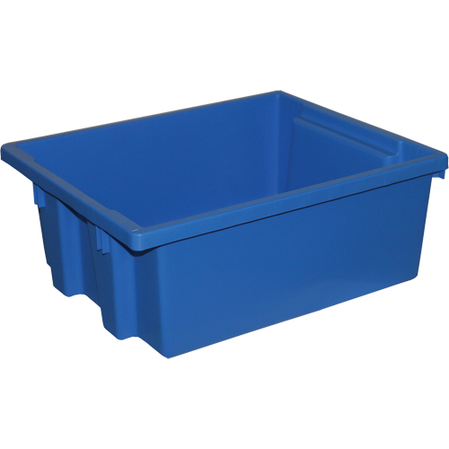 Contenants De Rangement Stack-N-Nest, 6" x 15,25" x 12,25", Bleu Chandler Sales