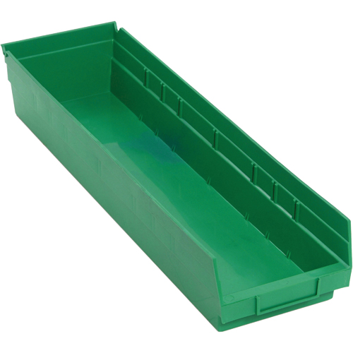 Bacs pour tablette, 6-5/8" la x 4" H x 23-5/8" p, Vert, Capacit&eacute; 50 lb Chandler Sales