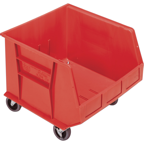 Bac mobile, 14" ha x 16-1/2" la x 18" p, Capacit&eacute; de 75 lb, Rouge Chandler Sales
