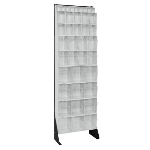 Tip-Out Bins Stand, 23-5/8" W x 8" D x 75" H, 36 Drawers Chandler Sales
