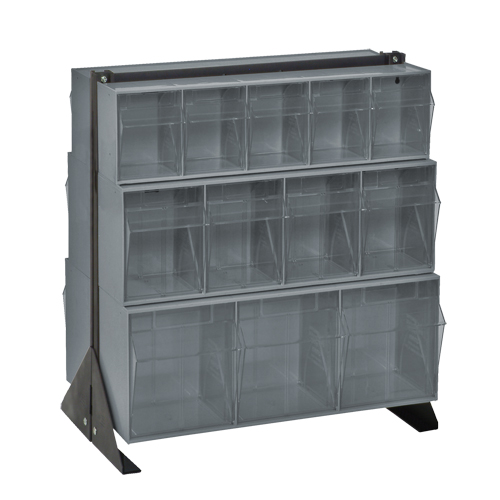 Tip-Out Bins Stand, 23-5/8" W x 16" D x 28" H, 24 Drawers Chandler Sales