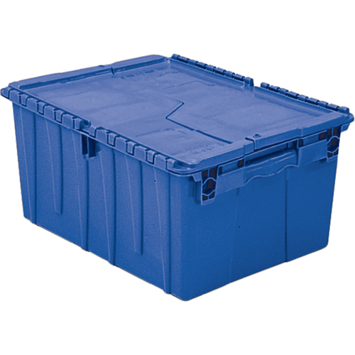 Contenants de distribution Flipak en plastique poly&eacute;thyl&egrave;ne (PE), 23,9" x 19,6" x 12,6", Bleu Chandler Sales