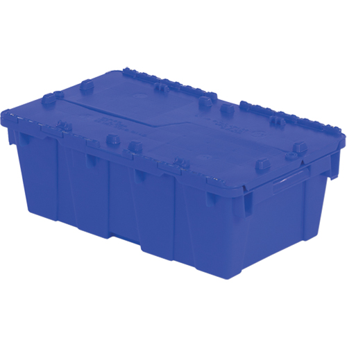 Contenants de distribution Flipak en plastique poly&eacute;thyl&egrave;ne (PE), 19,7" x 11,8" x 7,3", Bleu Chandler Sales