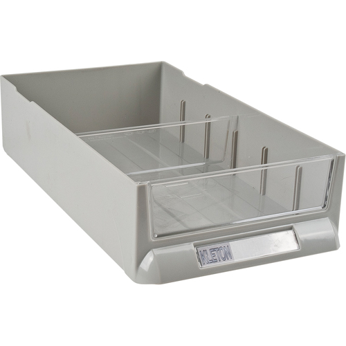 Replacement Drawer for KPC-100 Parts Cabinets, Plastic, 6-3/8" W x 11-3/10" D x 2-11/16" H, Grey Chandler Sales