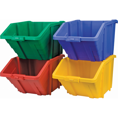 Jumbo Plastic Bin, 15-1/2" W x 13" H x 25" D, Green, 200 lbs. Capacity Chandler Sales