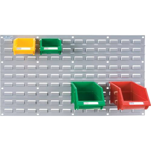 Panneau perfor&eacute; en m&eacute;tal pour bacs, 32 bacs, 36" la x 1/8" p x 19" h Chandler Sales