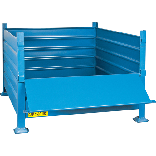 Bulk Stacking Containers, 30" H x 34.5" W x 40.5" D, 4500 lbs. Capacity Chandler Sales
