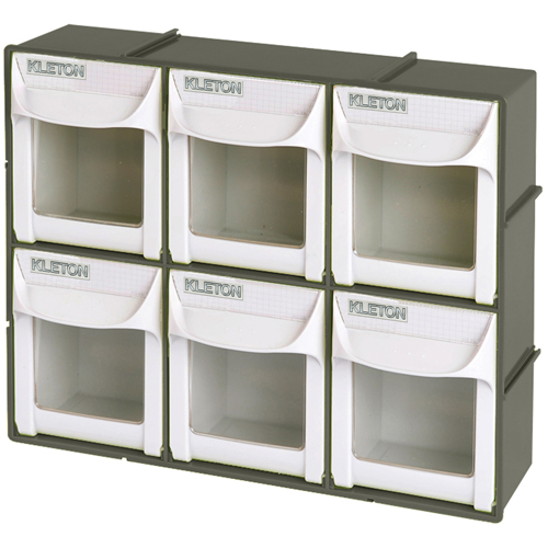 Heavy-Duty Tilt Bin, 11-3/4" W x 3-1/2" D x 9-3/4" H, 6 Drawers Chandler Sales