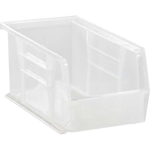 Clear-View Ultra Stack & Hang Bin, 4-1/8" W x 4" H x 10-7/8" D, Clear Chandler Sales