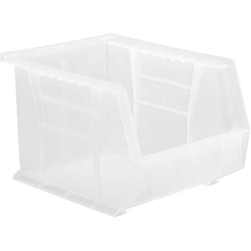 Clear-View Ultra Stack & Hang Bin, 8-1/4" W x 7" H x 10-3/4" D, Clear Chandler Sales