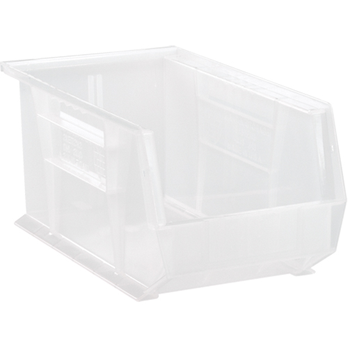 Clear-View Ultra Stack & Hang Bin, 8-1/4" W x 7" H x 14-3/4" D, Clear Chandler Sales