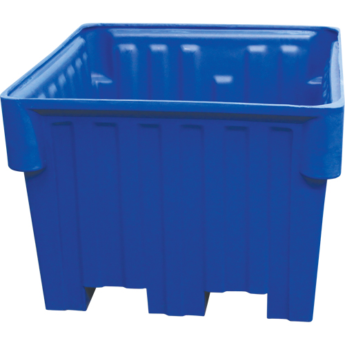 Nesting Forklift Bin, 42" W x 48" D x 30" H, Blue Chandler Sales