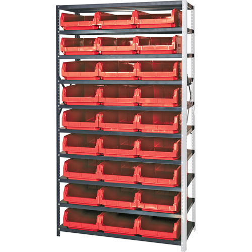 &eacute;l&eacute;ment de rayonnage avec bacs empilables, Acier, Bac Magnum, Capacit&eacute; 650 lb, 42" la x 76" h Chandler Sales